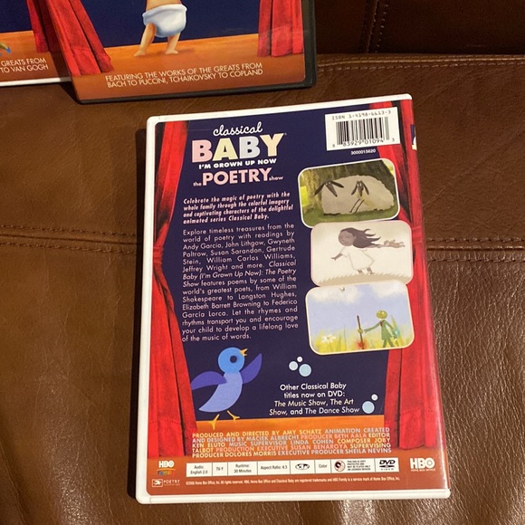 🌻5 for $15🏷️ • HBO presents Classical Baby 3 DVD Lot - Art, Music, and Poetry - Picture 9 of 10